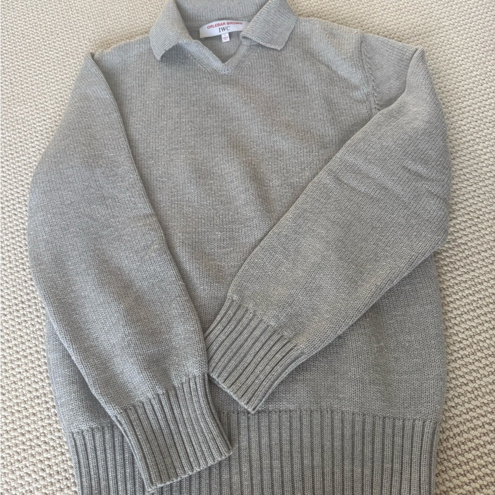 Orlebar Brown Classic Gray Crewneck Sweater